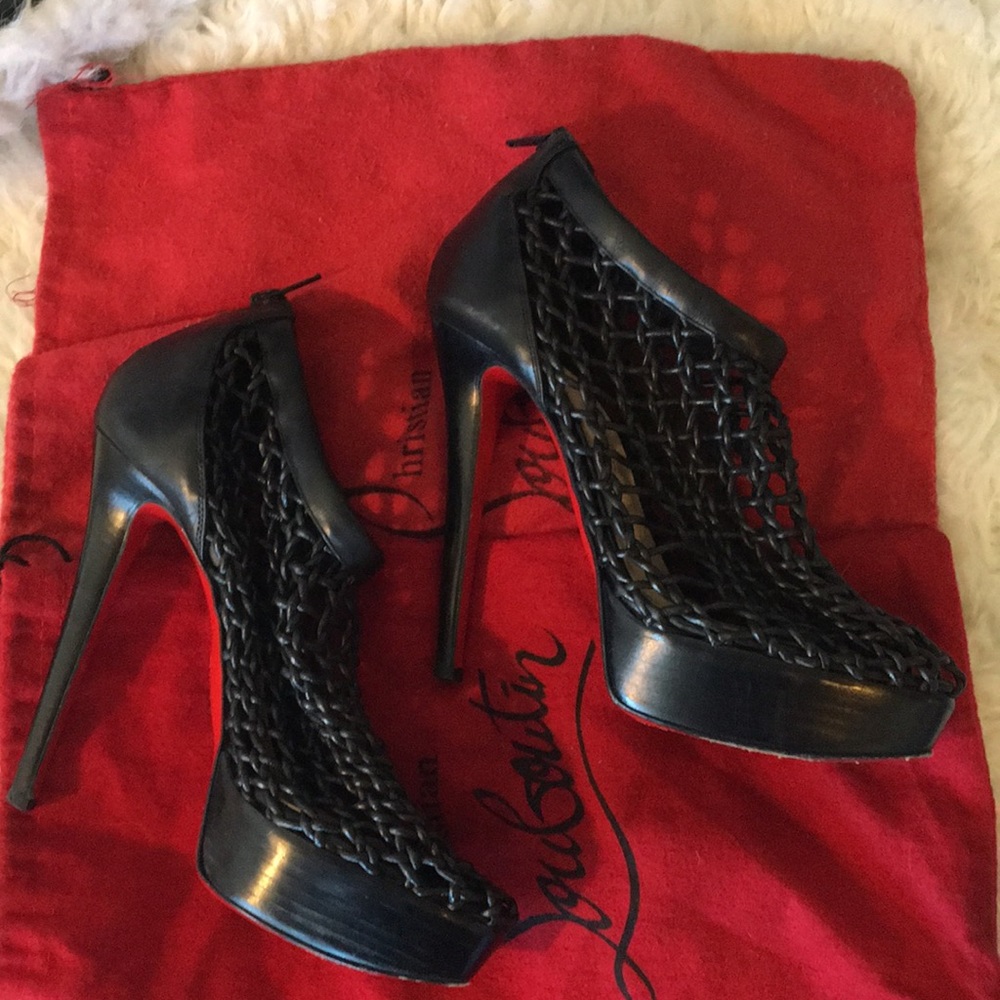 Christian Louboutin Coussin Caged Bootie